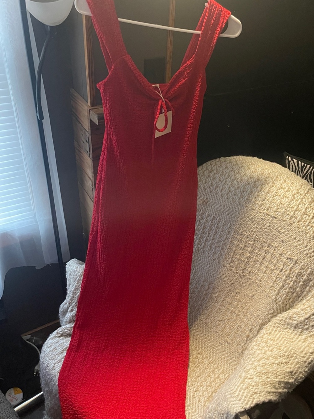 See You Monday Red Maxi Dress